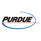 A purdue logo is shown on top of the word.