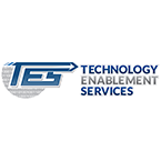 A logo of technology enablement services